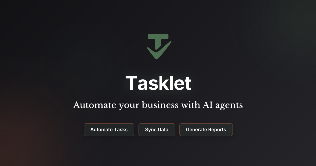 Tasklet