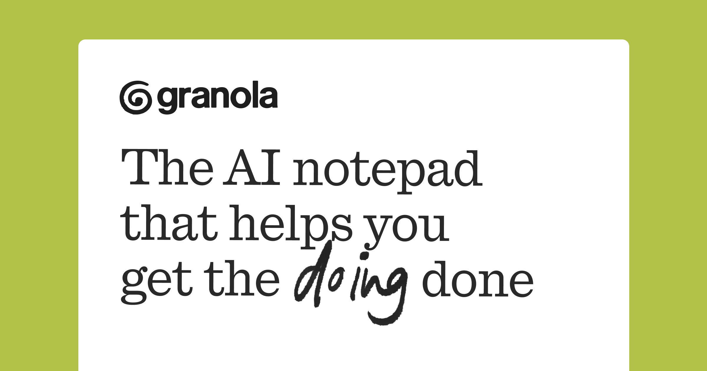 Granola Inc.